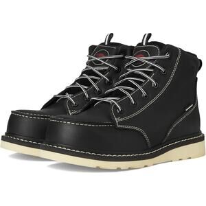 AVENGER Men Wedge Moc Carbon Safety Toe Work Boots 7 Wide Black Leather WP NIB